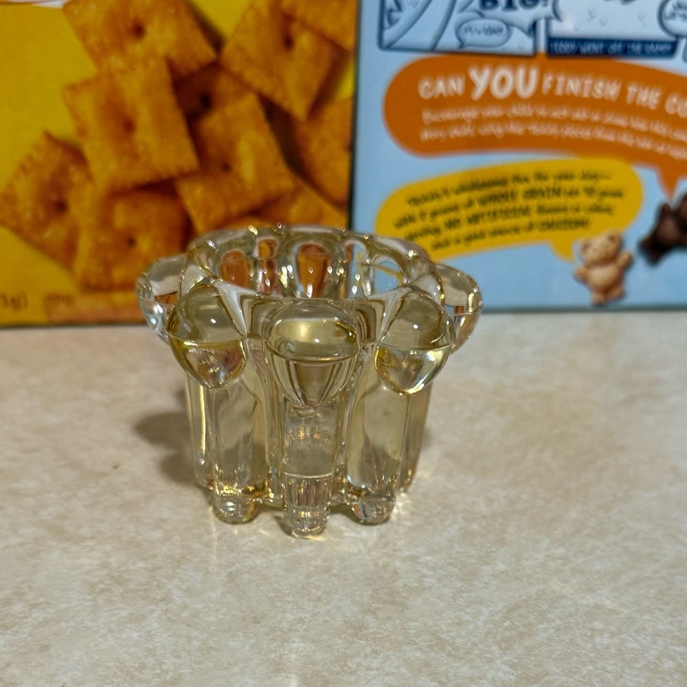 MCM Bubble Glass Candle Holder